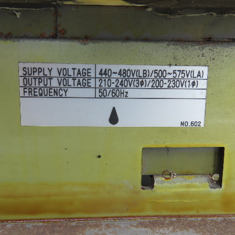 Fanuc A80L-0026-0035 7.5kVA 1/3PH Machine Transformer Pri 440-480 Sec 210-240