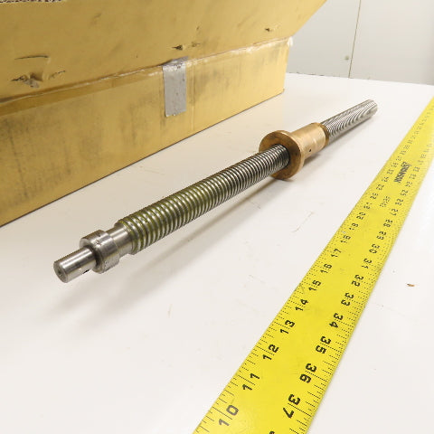 Chevalier Machine Ball Screw 30mm OD x 632mm OAL W/ Brass Nut