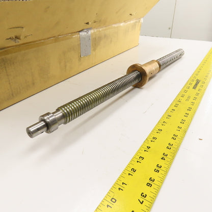 Chevalier Machine Ball Screw 30mm OD x 632mm OAL W/ Brass Nut