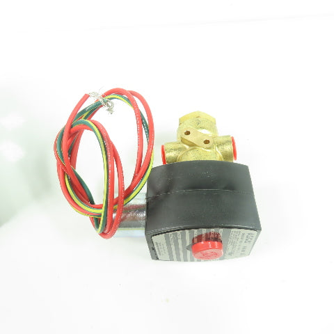 Asco EF8320G176 Red-Hat II Solenoid Valve 1/4" 240V Coil 50PSI
