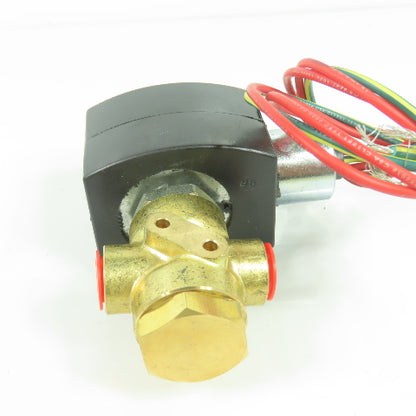 Asco EF8320G176 Red-Hat II Solenoid Valve 1/4" 240V Coil 50PSI