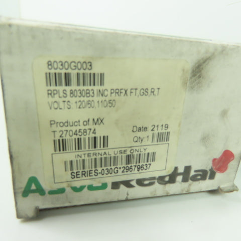Asco 8030G003 Red-Hat II Solenoid Valve 3/4" 120V Coil 2PSI