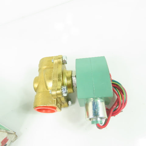 Asco 8030G003 Red-Hat II Solenoid Valve 3/4" 120V Coil 2PSI