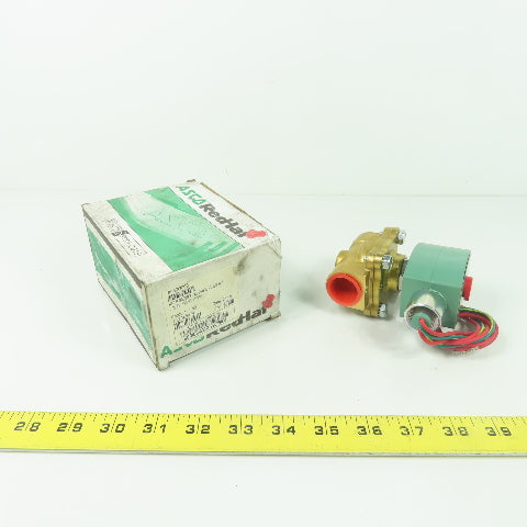 Asco 8030G003 Red-Hat II Solenoid Valve 3/4" 120V Coil 2PSI