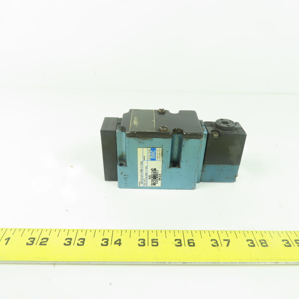 MAC 6231C-211-PM-111DA Solenoid Valve 150PSI 120V Coil