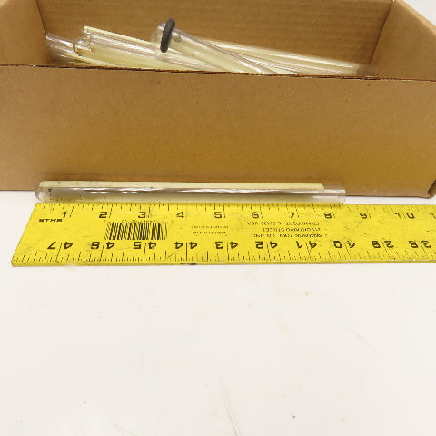 15mm x 200mm Rimless Borosilicate Glass Round Bottom Tube Vial Lot Of 27