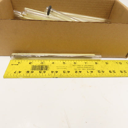 15mm x 200mm Rimless Borosilicate Glass Round Bottom Tube Vial Lot Of 27