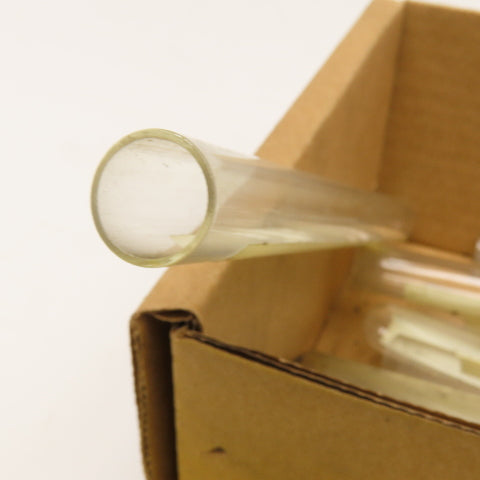 15mm x 200mm Rimless Borosilicate Glass Round Bottom Tube Vial Lot Of 27