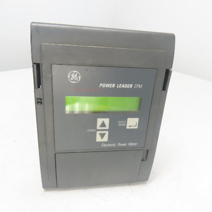 GE General Electric PLE3ESBG14 Power Leader EPM Electronic Power Meter 120V 10A