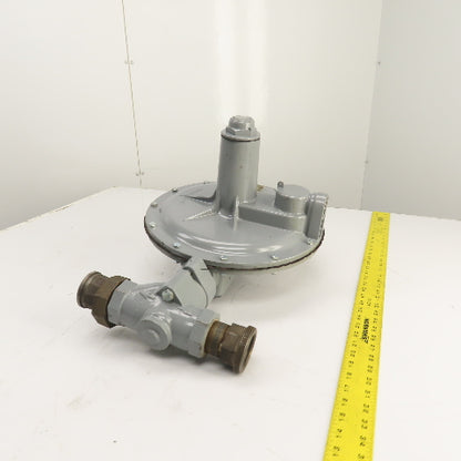 Fisher Controls S201 Gas Regulator 14-30 WC 3/8" 125PSIG In 30 WC Out