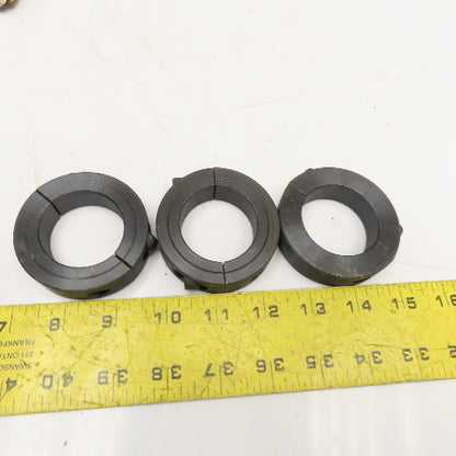 Climax 2C-175 1-3/4" Bore 2 Piece Shaft Collar Black Oxide