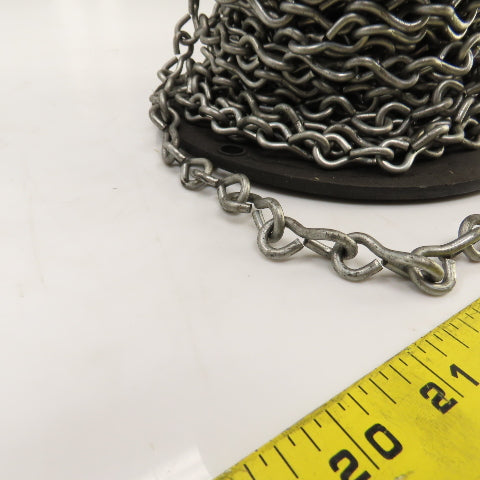 37026E #10 Single Jack Chain Bright Galvanized 150' Reel USA