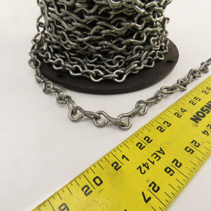 37026E #10 Single Jack Chain Bright Galvanized 150' Reel USA