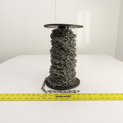 37026E #10 Single Jack Chain Bright Galvanized 150' Reel USA