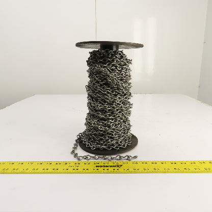 37026E #10 Single Jack Chain Bright Galvanized 150' Reel USA