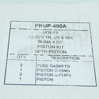 Nopak PKUP-400A BUNA 4.00" Cylinder Retrofit Piston Kit (Class 1N, 2N, MN)