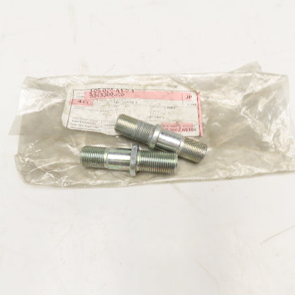 Caterpillar 9343300300 OEM 19mm-1.5 Wheel Stud Lot Of 2