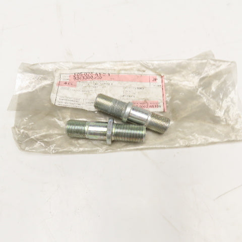 Caterpillar 9343300300 OEM 19mm-1.5 Wheel Stud Lot Of 2