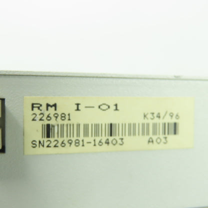 Indramat RM I-01 24VDC Input Module 10mA Lot Of 2