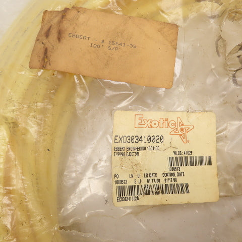 Ebbert Eng EX0303410020 15541-35 Yellow Plastic Tubing 100' Long x 1/4" ID