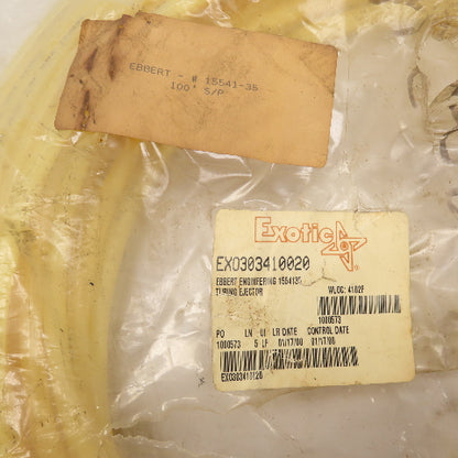 Ebbert Eng EX0303410020 15541-35 Yellow Plastic Tubing 100' Long x 1/4" ID