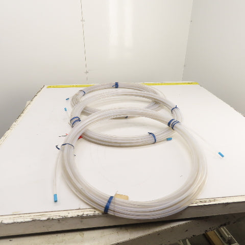Clear Plastic Tubing 100' Long x 3/16" ID x 5/16" OD (300' Total) Lot Of 3