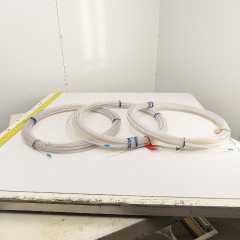 Clear Plastic Tubing 100' Long x 3/16" ID x 5/16" OD (300' Total) Lot Of 3