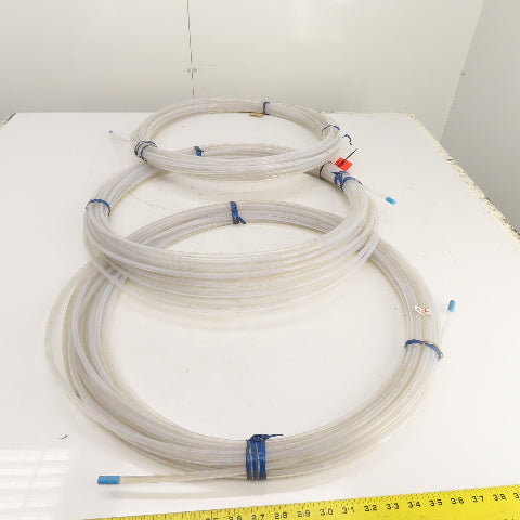 Clear Plastic Tubing 100' Long x 3/16" ID x 5/16" OD (300' Total) Lot Of 3