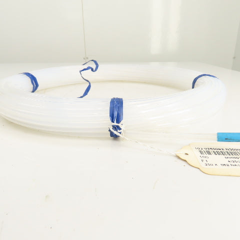 Clear Plastic Nat FEP Tubing 100' Long x 0.250" OD x "0.062 ID