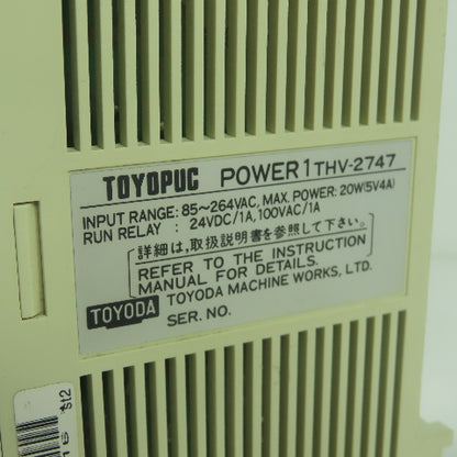 Toyopuc THV-2747 Power 1 Power Supply Module Lot Of 2