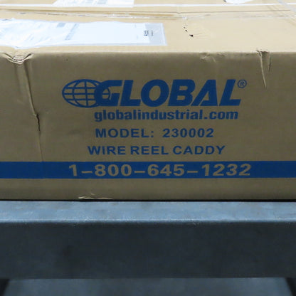 Global Industrial 230002 Industrial Reel Caddy Up To 4-3/4" OD Orange NEW