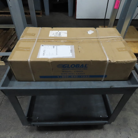 Global Industrial 230002 Industrial Reel Caddy Up To 4-3/4" OD Orange NEW