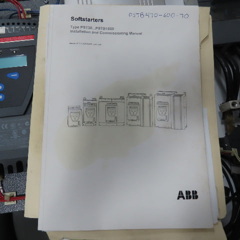 ABB PSTB470-600-70 1SFA894016R7000 Soft Motor Starter W/ Controls & Enclosure