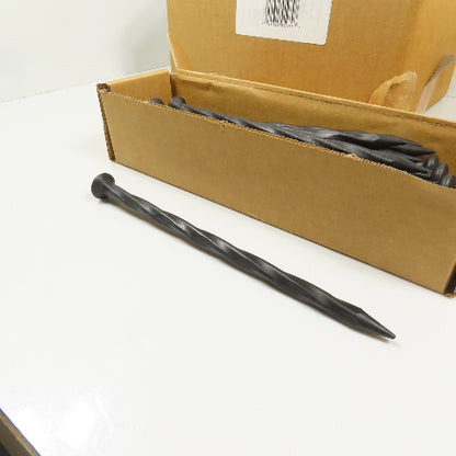 EasyFlex 1989N-24C 8" Landscape Edging Anchoring Spikes Black Nylon 144 Count