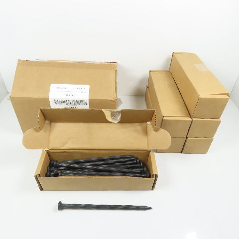 EasyFlex 1989N-24C 8" Landscape Edging Anchoring Spikes Black Nylon 144 Count