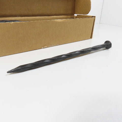 EasyFlex 1989N-24C 8" Landscape Edging Anchoring Spikes Black Nylon 24 Count