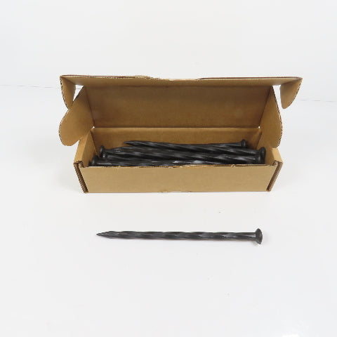 EasyFlex 1989N-24C 8" Landscape Edging Anchoring Spikes Black Nylon 24 Count