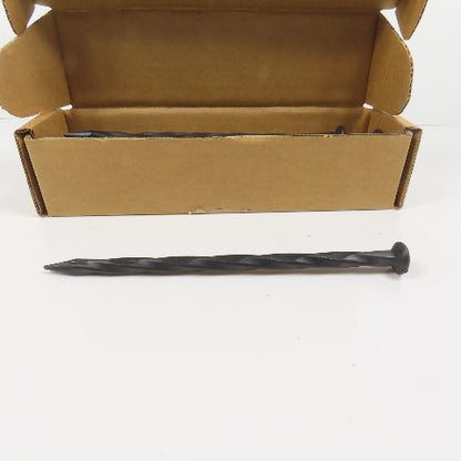 EasyFlex 1989N-24C 8" Landscape Edging Anchoring Spikes Black Nylon 24 Count