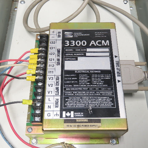 Power Measurement 3300 ACM Digital Power Meter And Display W/ 20"x12" Enclosure