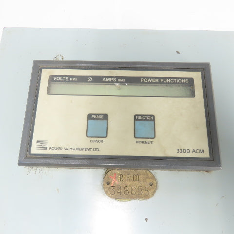 Power Measurement 3300 ACM Digital Power Meter And Display W/ 20"x12" Enclosure