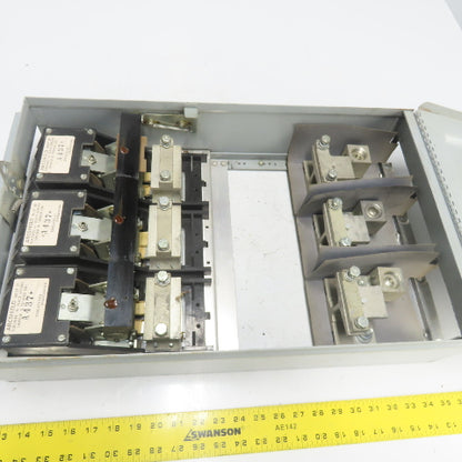 General Electric THFP365 400A Fusible Disconnect Panel Switch 600VAC 250VDC
