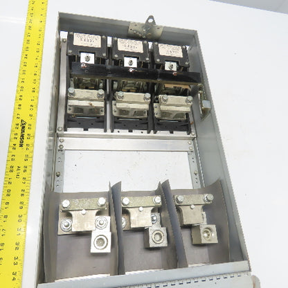 General Electric THFP365 400A Fusible Disconnect Panel Switch 600VAC 250VDC