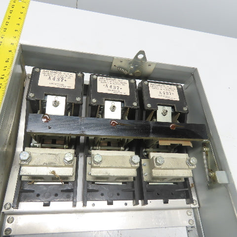 General Electric THFP365 400A Fusible Disconnect Panel Switch 600VAC 250VDC