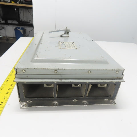 General Electric THFP365 400A Fusible Disconnect Panel Switch 600VAC 250VDC