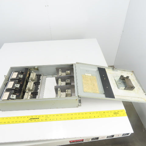 General Electric THFP365 400A Fusible Disconnect Panel Switch 600VAC 250VDC