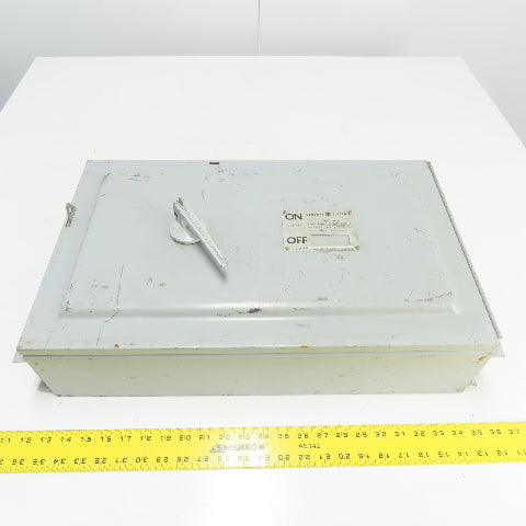 General Electric THFP365 400A Fusible Disconnect Panel Switch 600VAC 250VDC