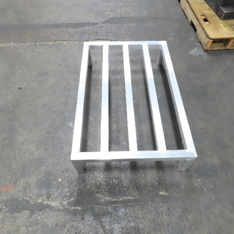 New Age Industrial 6TJH7 Welded Aluminum Dunnage Rack 36" x 24" x 8" H 2000 LB