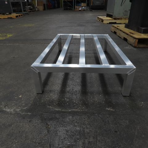 New Age Industrial 6TJH7 Welded Aluminum Dunnage Rack 36" x 24" x 8" H 2000 LB