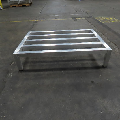 New Age Industrial 6TJH7 Welded Aluminum Dunnage Rack 36" x 24" x 8" H 2000 LB