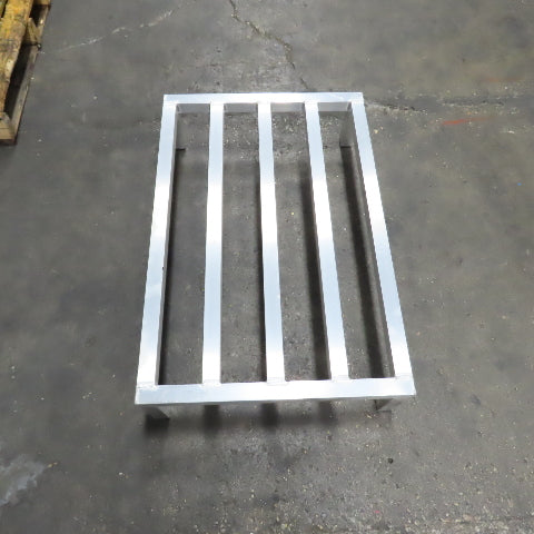 New Age Industrial 6TJH7 Welded Aluminum Dunnage Rack 36" x 24" x 8" H 2000 LB